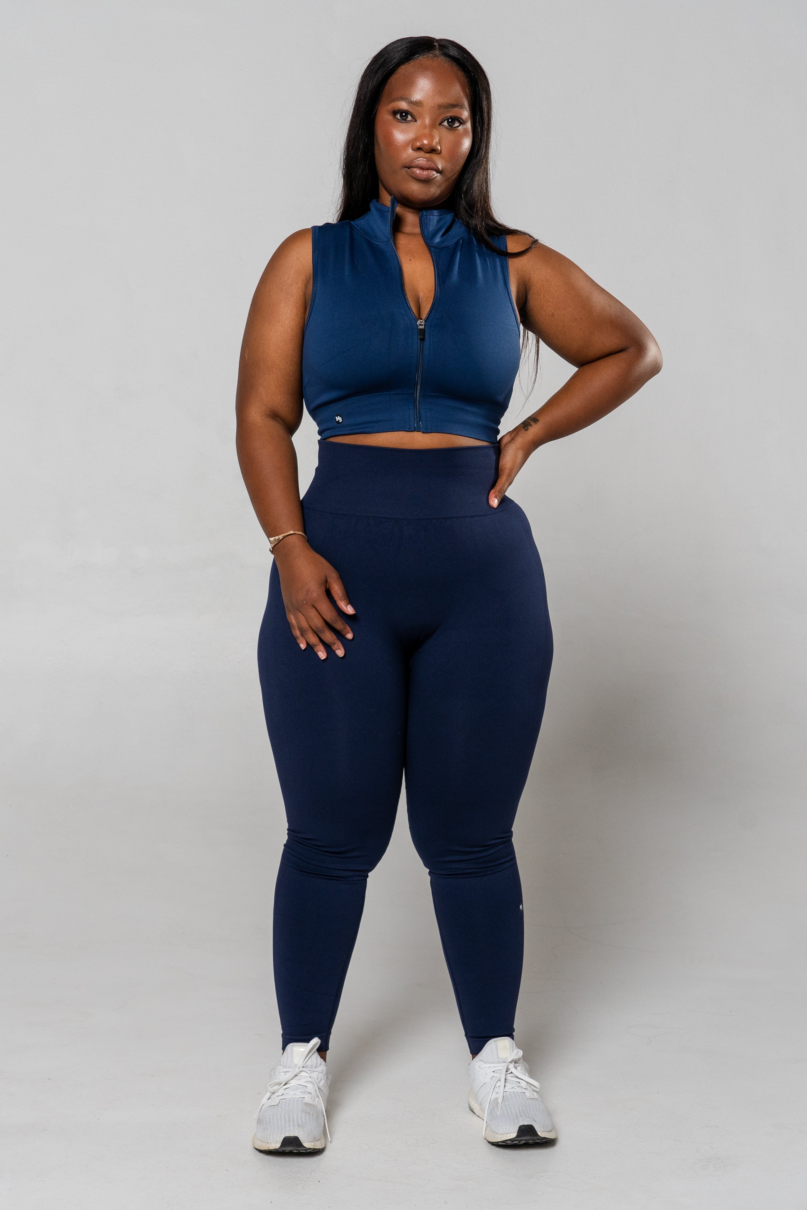 Fearless Leggings - Navy Blue