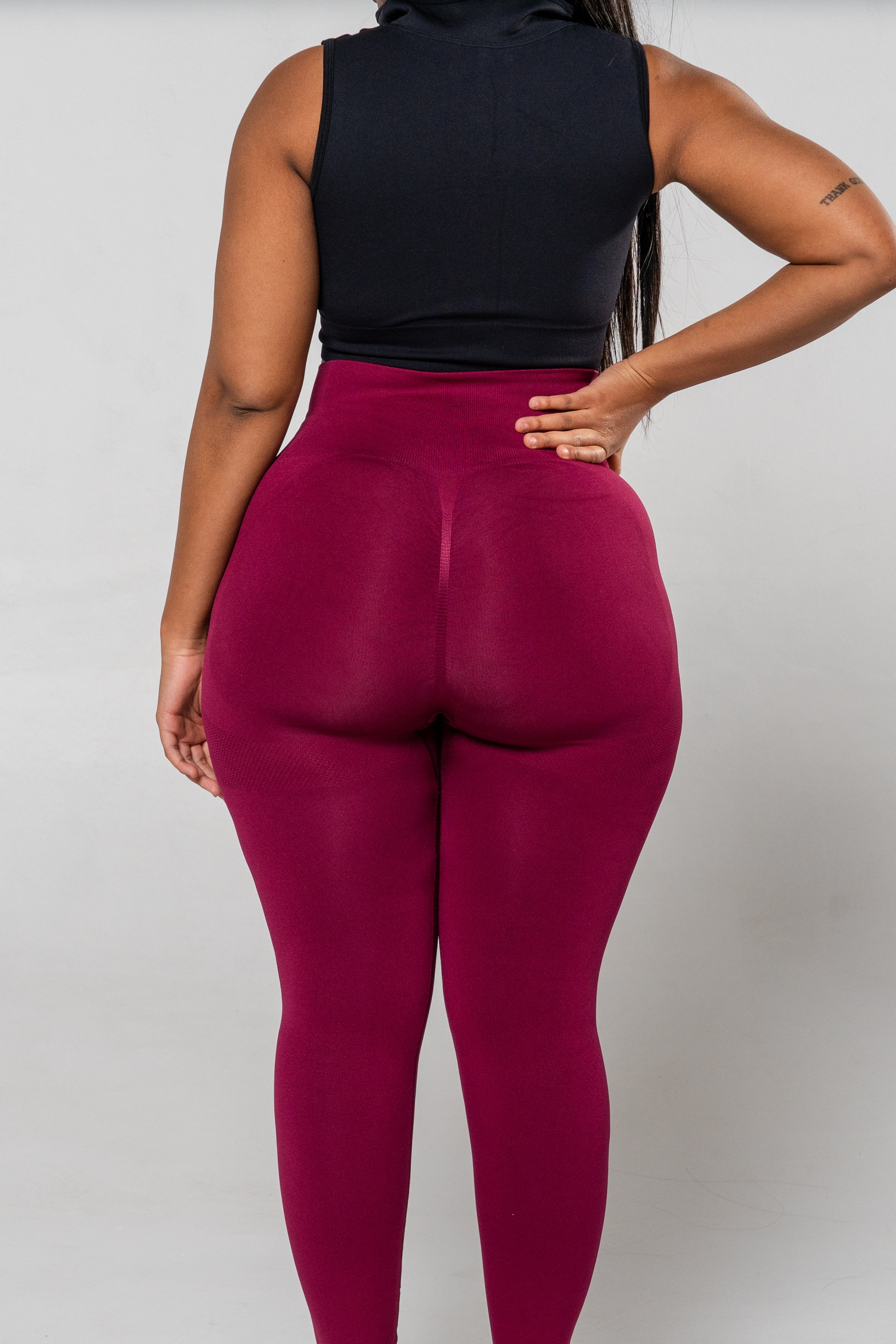 Fearless Leggings - Wine Red