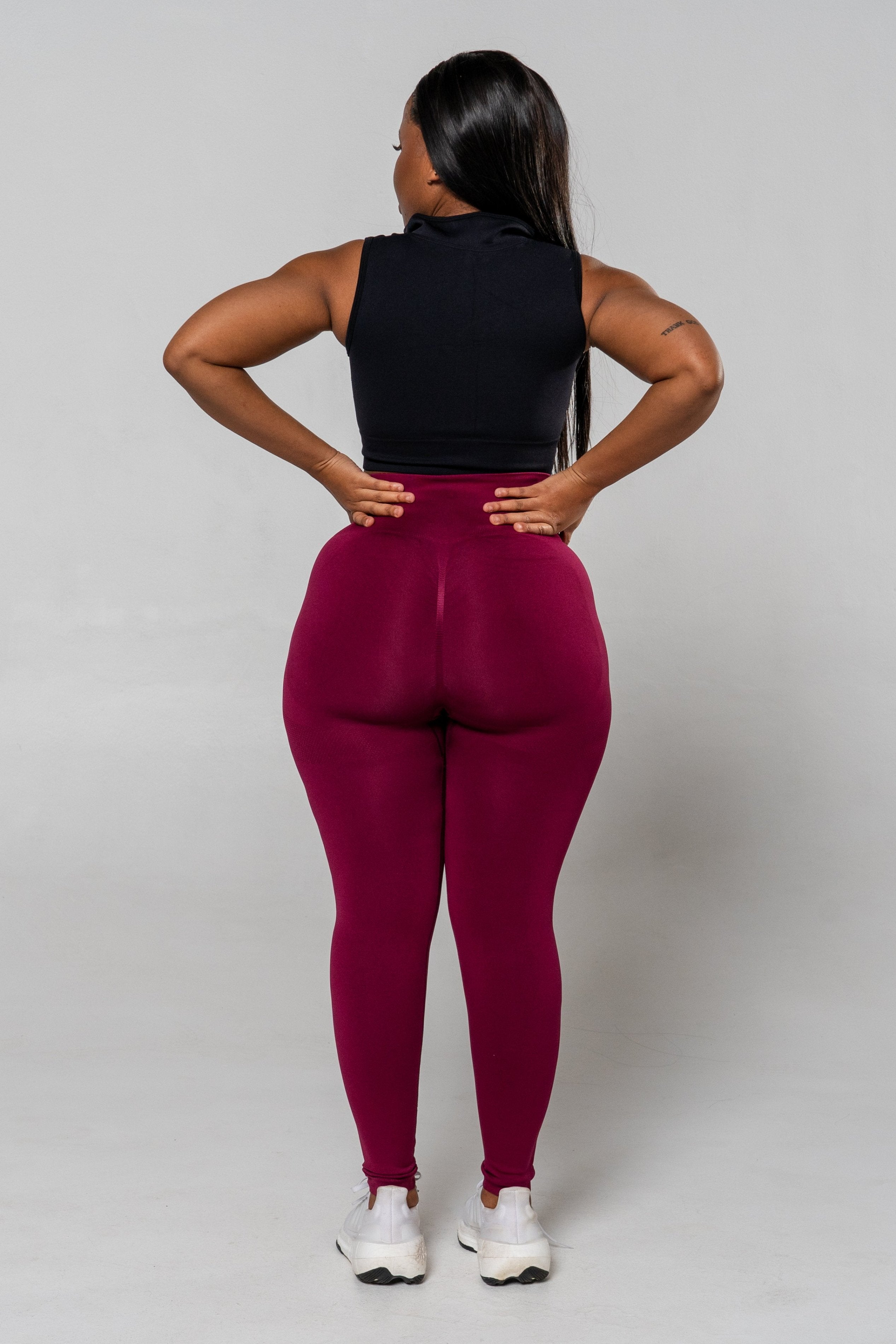 Fearless Leggings - Wine Red