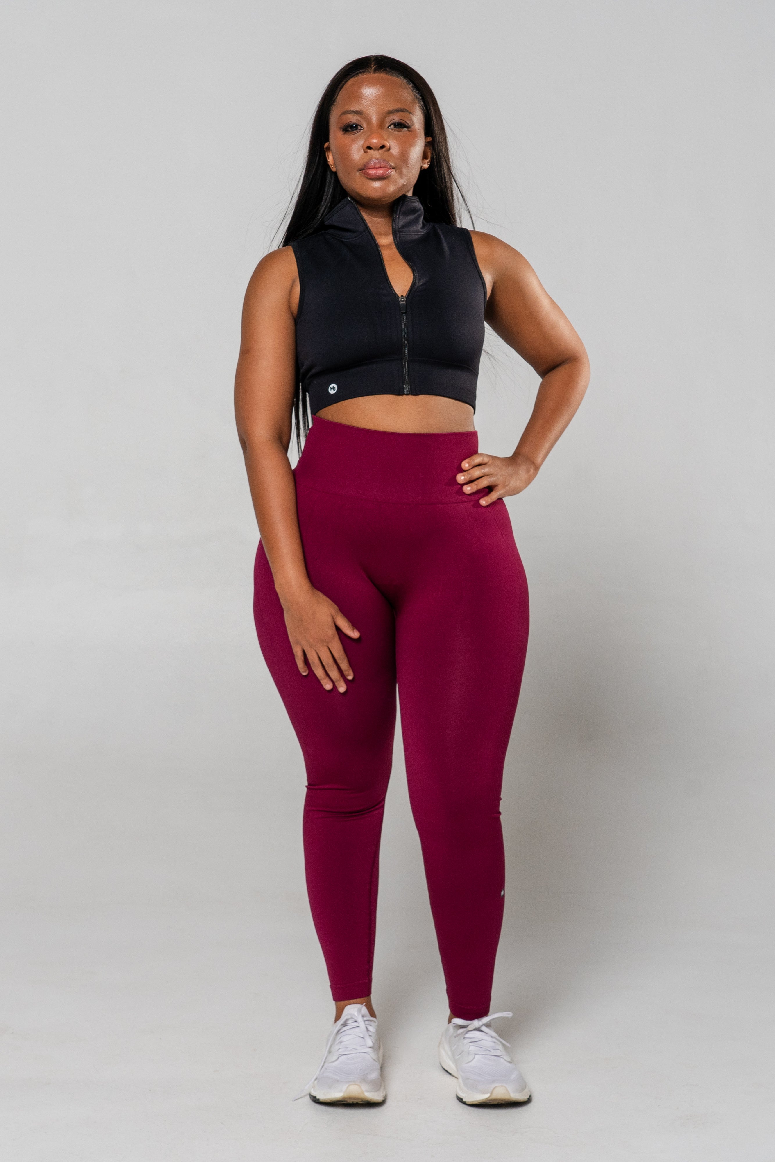 Fearless Leggings - Wine Red