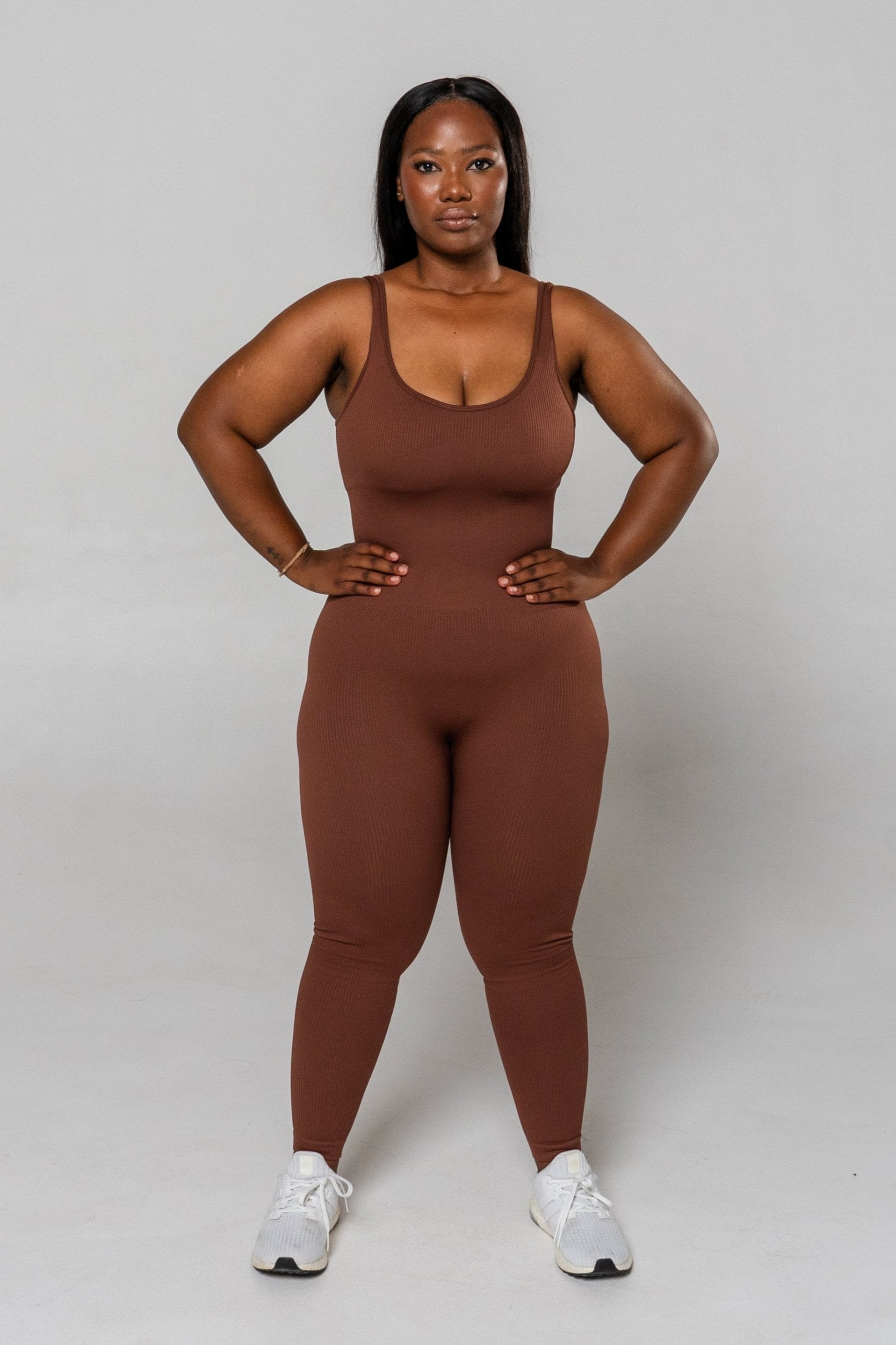 Seamless Move Jumpsuit - Coffee