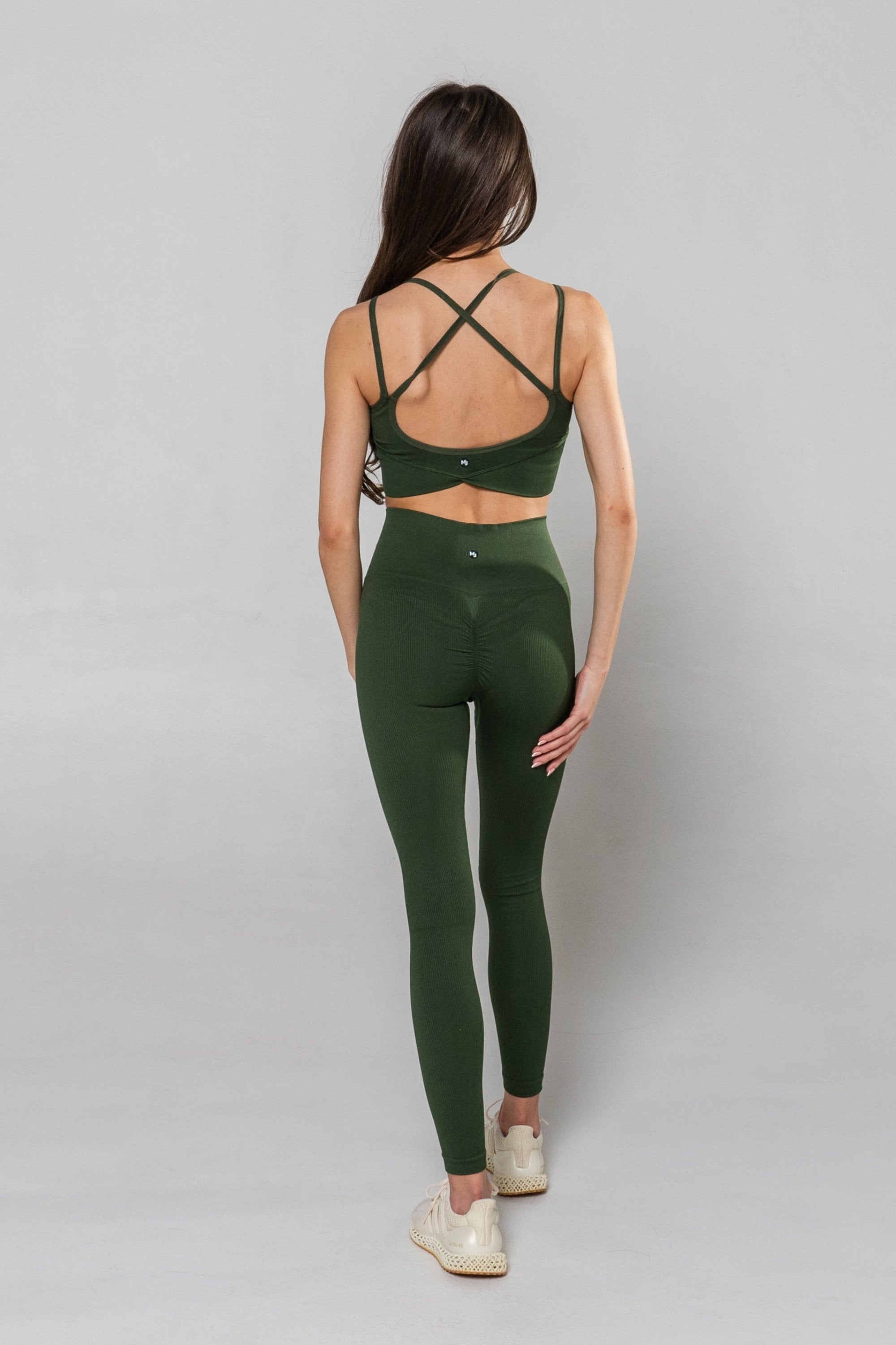 Seamless Strength Leggings - Army Green